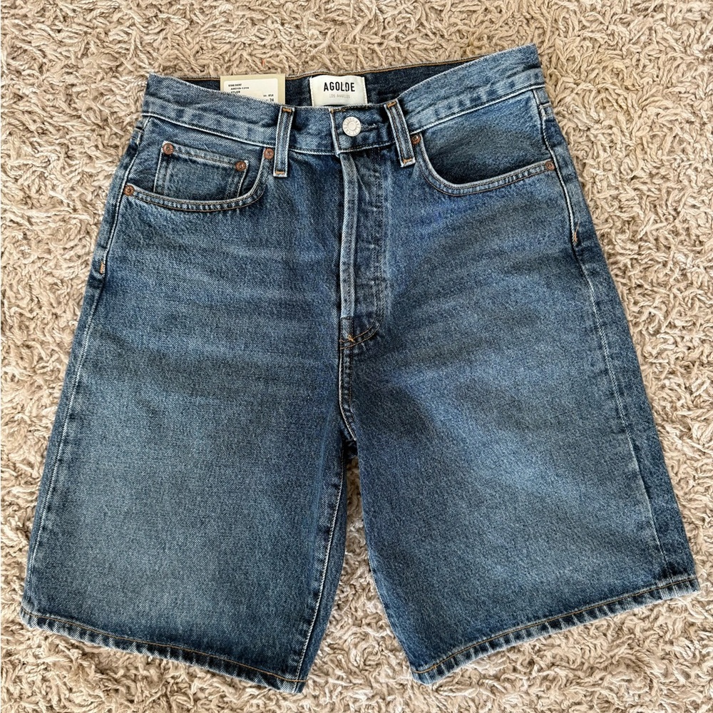 Agolde Risha Denim Short size 24. Worn once. - Picture 6 of 7